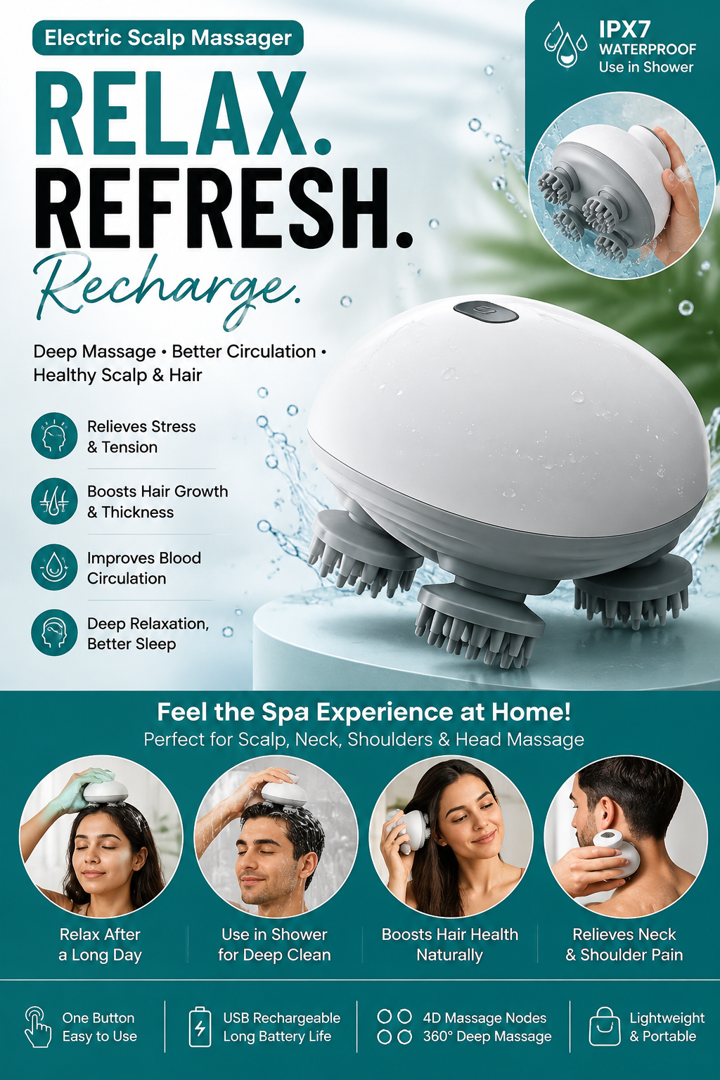 Electric Scalp Massager