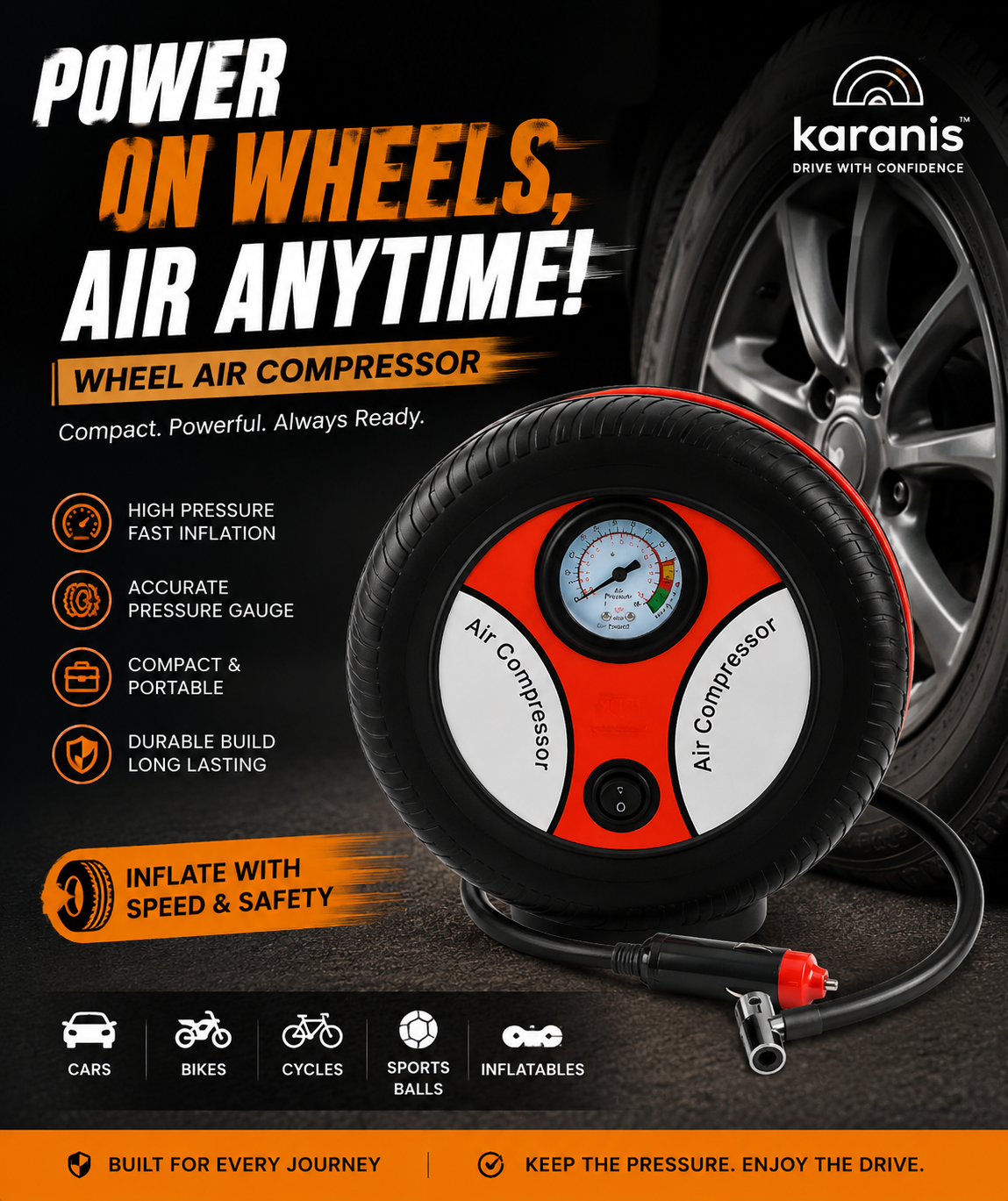 Wheel Air Compressor
