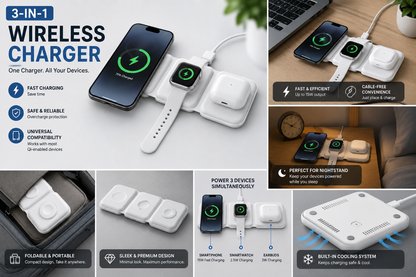 3 in 1 Wireless Charger